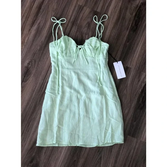 Cotton Candy LA Linen Dress - Picture 11 of 12